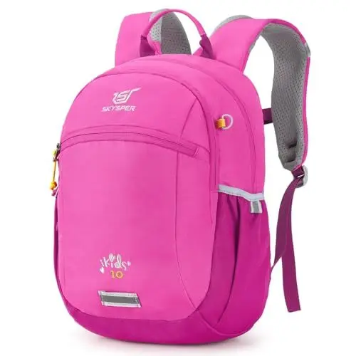 Produktbild: SKYSPER Kinderrucksack Jungen & Mädchen mit Brustgurt 10L, komfortabler Wanderrucksack Reiserucksack Kinder Schulrucksack