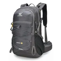 Produktbild: SKYSPER Wanderrucksack 35L Camping Backpack mit Rückenbelüftung Trekkingrucksack aus atmungsaktivem 3D Air Mesh Polyester Camping Outdoor Wandern Rucksack