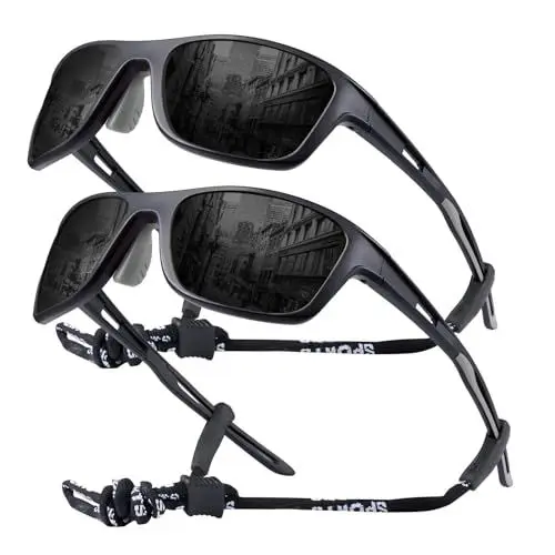 Produktbild: SKYWAY Sonnenbrille Herren Polarisiert, Sport Sonnenbrille Fahrradbrille Herren Damen für Laufen Angeln Fahrrad Golfen UV400-Schutz