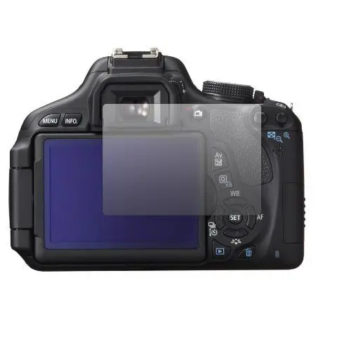 Produktbild: Slabo 2 x Displayschutzfolie für Canon EOS 600D Displayfolie Schutzfolie Folie Crystal Clear KLAR
