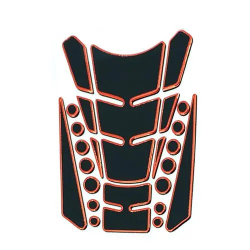 Produktbild: Slakerbe 3D Motorrad Tank Aufkleber,kompatibel mit Cb650F Cb500X Cb400 Cb1000R Cbr600Rr Cr 250 Cr125 Tank Pads Motorrad Tankschutz Aufkleber, Rot
