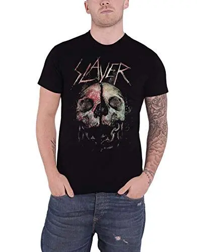 Produktbild: Slayer Herren Cleaved Skull T-Shirt, Schwarz (Black Black), X-Large