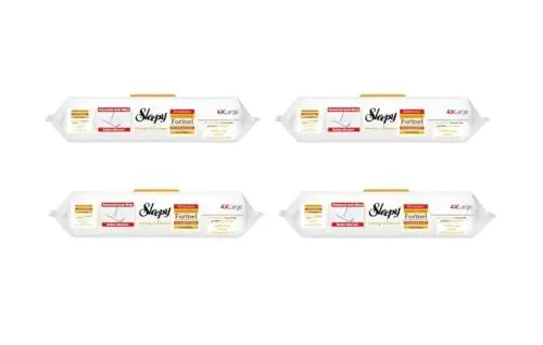 Produktbild: Sleepy Easy Clean Bodenreinigungstücher für verschiedene Mopsysteme mit Schmierseife angereichert – Gelb (4x50) 200 Tücher
