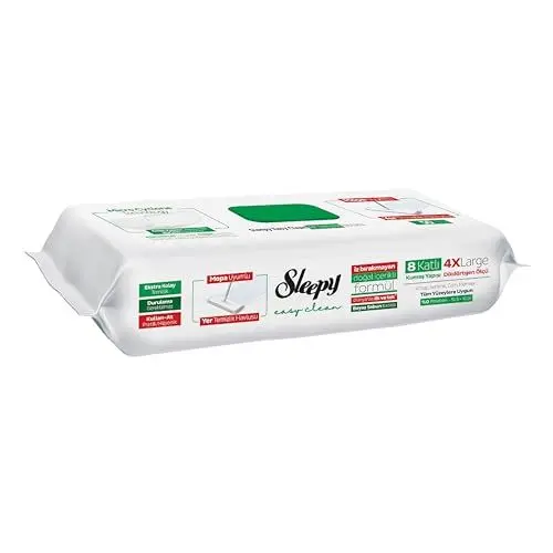 Produktbild: Sleepy Easy Clean White Soap Added Mopa Compatible Boden-Reinigungstuch 3x50 (150 Blatt)