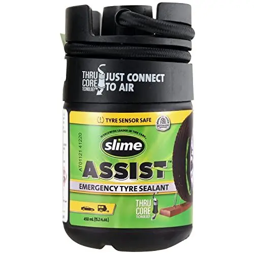 Produktbild: Slime 10188-51 Flat Tyre Puncture Repair Sealant, Assist, Emergency Repair for Highway Vehicles, Suitable for Trucks/SUV, Non-Toxic, eco-Friendly