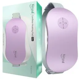 Produktbild: Slimpal Perioden Wärmegürtel, Heizkissen Kabellos, Elektrischer Menstruations Wärmegürtel, Unterleib Wärmegürtel, Konstantes Arbeiten, Geschenke für Frauen, Mädchen, Violett
