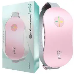 Produktbild: Slimpal Perioden Wärmegürtel, Heizkissen Kabellos, Elektrischer Menstruations Wärmegürtel, Unterleib Wärmegürtel, Konstantes Arbeiten, Geschenke für Frauen, Mädchen, Rosa