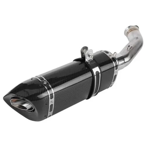 Produktbild: SLIP-ON-SCHALLDÄMPFER + MITTELROHR AUS CARBONFASER FÜR 125 250 390 RC390 – VERBESSERN SIE IHR MOTORRAD MIT STARKER LEISTUNG – EINFACHE INSTALLATION – ABNEHMBARES SCHALLDÄMPFER –