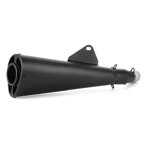Produktbild: Slip-On-Schalldämpfer-Auspuffsystem-Mittelrohrset für 300 500 CMX300 CMX500 2017 2021 Mattschwarz