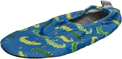 Produktbild: Kinder Strandschuhe Anti Rutsch Sport Schuhe Schwimmschuhe Badeschuhe Urlaub Yoga Unisex Sonnenschutzfaktor 50 Blau mit Alligatoren