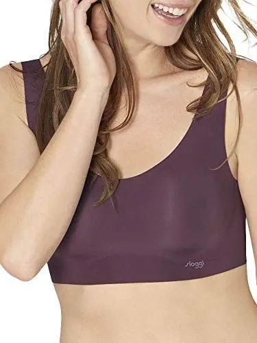 Produktbild: Sloggi Damen Bustier Zero Feel Top, Violett (Kaluha 00qn), XS