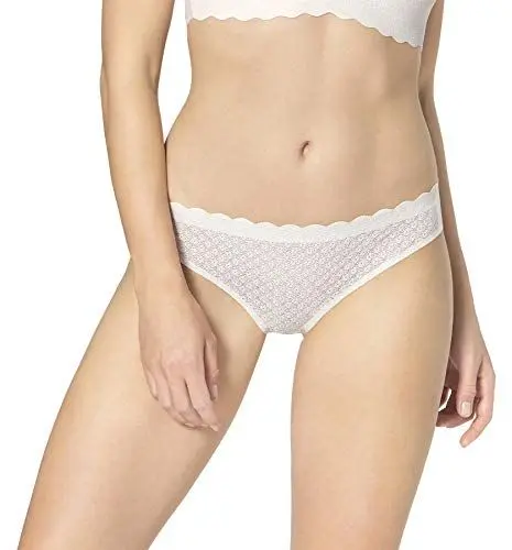 Produktbild: sloggi Damen ZERO Feel Lace Brazil Panty Slip, Angora, XL