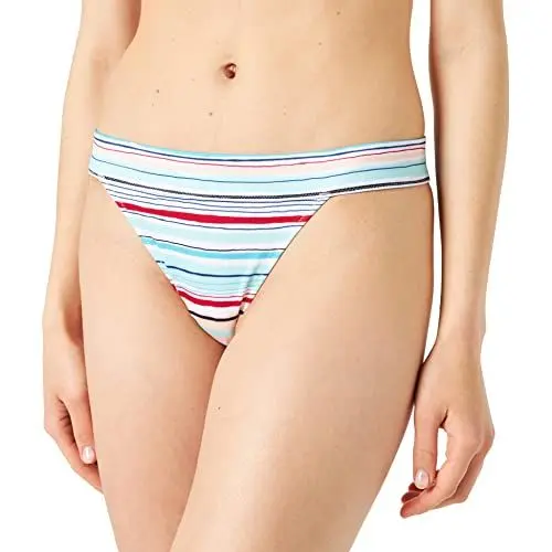 Produktbild: sloggi shore Damen Candy Basslet Tanga Bikini-Unterteile, Blue - Light Combination, L
