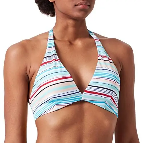 Produktbild: sloggi shore Damen Candy Basslet Triangle Padded Bikini, Blue - Light Combination, XL