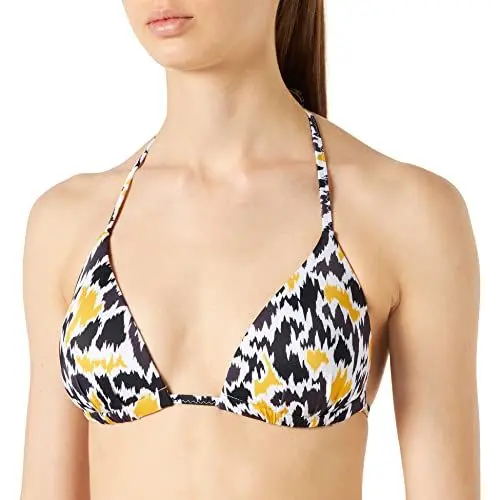 Produktbild: sloggi shore Damen Fancy Guppy PU Push-UP Bikini, Brown - Dark Combination, L
