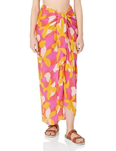 Produktbild: sloggi shore Damen Moorish Idol Pareo Überwurf für Schwimmbekleidung, Pink - Dark Combination, One