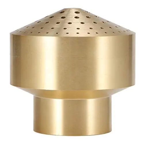 Produktbild: Sluffs G1-1/2 DN40 Messingsäule Feuerwerk Wasserbrunnen Düsensprinkler Goldener Gartenteichbrunnen Wassersprühkopf Bewässerung Nebelzubehör für Wasserlandschaft