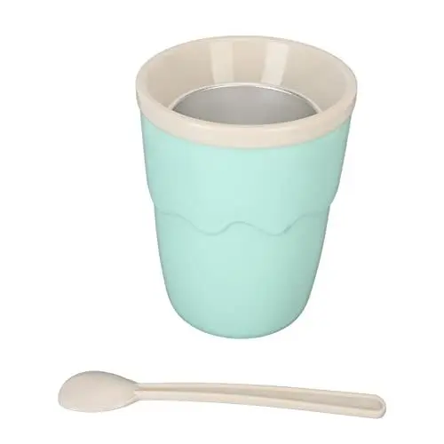 Produktbild: Slushie Cup Durable PP Aluminium Sommerkühler Hausgemachte Milchshake-Maschine für die Küche zu Hause (Grün)