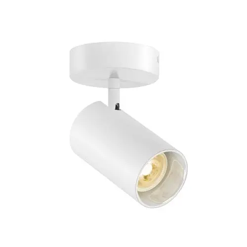 Produktbild: SLV ASTO TUBE |Deckenleuchte, Deckenspot, Aufbauleuchte, Innenbeleuchtung für Wohnzimmer, Schlafzimmer, Küche, Diele Kinderzimmer | Aluminium, zylindrisch, max. 1x10W, weiß