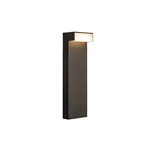 Produktbild: SLV L-LINE OUT 50 | Stehleuchte, LED Außen-Beleuchtung für Wege, Eingänge, Garten-Lampe, Außenleuchte, Standleuchte | CCT switch 3000/4000K, IP65, LED Inside, anthrazit