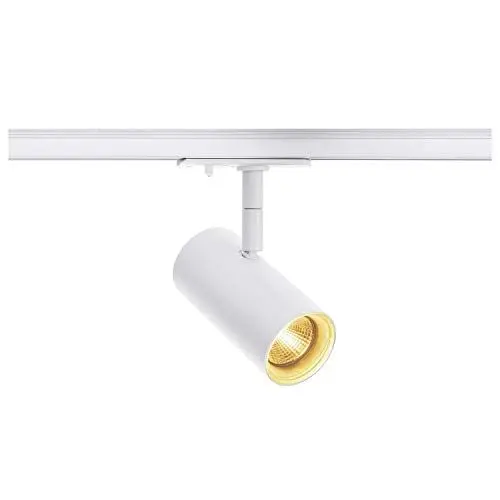 Produktbild: SLV NOBLO SPOT | LED Strahler 1-Phasen, Dreh- und schwenkbarer Schienen-Strahler, LED Spot, Deckenstrahler, Deckenleuchte, Schienensystem, Innenleuchte| inkl. 1Phasen-Adapter, Weiß