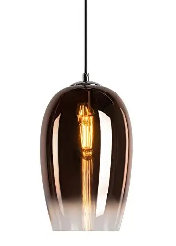 Produktbild: SLV PANTILO OVAL Pendelleuchte / Wohnzimmer-Lampe, Innen-Beleuchtung, Hänge-Leuchte Esszimmer, LED, Decken-Leuchte / E27 15W kupfer