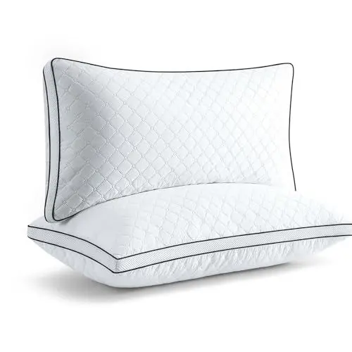 Produktbild: Slybear Kopfkissen 40x80 cm 2er Set, orthopädisches Seitenschläferkissen mit Premium Füllung, Atmungsaktives Nackenkissen, Schlaf-,Sitz-,Bett-,Sofa-Kissen für Allergiker weich und stützend waschbar