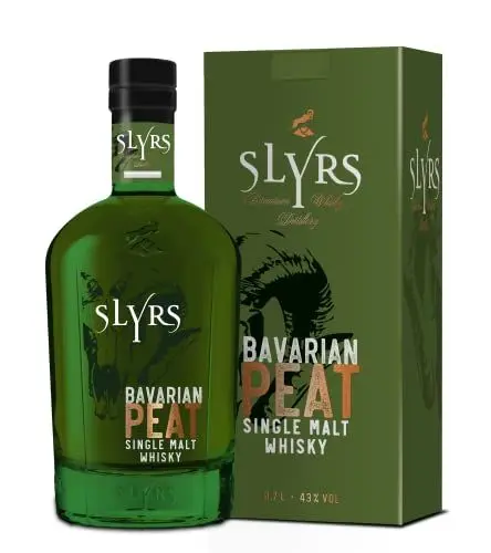 Produktbild: SLYRS Single Malt Whisky Bavarian PEAT 43% vol. 0,7 l Glasflasche