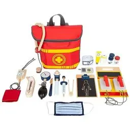 Produktbild: Small Foot Notarzt Rucksack mit viel Zubehör, Arzt-Spielzeug für aktives Rollenspiel, für Kinder ab 3 Jahren, Art. 11917 Toys, Multicolor