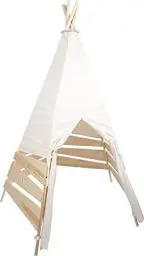 Produktbild: small foot Outdoor Zelt Tipi aus Holz und Zeltstoff, geräumiges Spielzelt für den Garten, für Kinder ab 2 Jahre, 12405