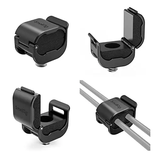 Produktbild: SMALLRIG Camera Cable Clamp Kamerakabelklemme für SDI/Mikrofonkabel, DSLR Kamera, 2mm - 6 mm Kabel (4 Stück) – 3685