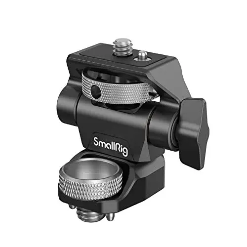 Produktbild: SMALLRIG Kamera Monitor Mount mit 3/8'' Schraube für ARRI-Style, 360° schwenkbarer und 180° neigbarer Monitorhalter, Rändelschraube zum Einstellen der Spannung, mit Anti-Twist-Design – 2903B