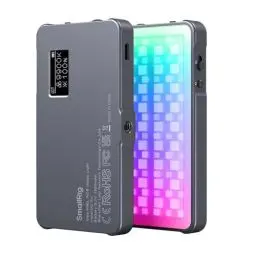 Produktbild: SMALLRIG Led Videoleuchte RGB, Leichtes Fotolicht mit Integriertem OLED-Display, 2500K–8000K, CRI 96, TLCI 96, Tragbares Kamera Licht mit 21 Lichteffekten, P96L – 3489B