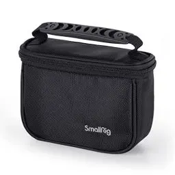 Produktbild: SMALLRIG Mini Camera Tasche Bag Protective Carrying Case, kleine Kamera Schutztasche, Nylon Handtaschen Storage Box mit atmungsaktivem Mesh, Doppelreißverschluss Design (16 x 12cm) - 3704