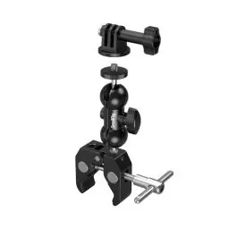 Produktbild: SMALLRIG Mini Magic Arm mit Super Clamp, Super Klammer, Stativ Clamp für DJI Ronin M, Kamerahalterung Klemme mit 360° Kugelkopfarm, Klemm Halterung Halter - 1138