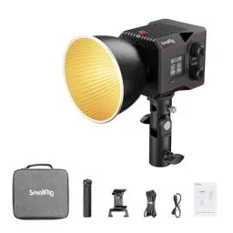 Produktbild: SMALLRIG RC60B COB Videoleuchte mit integriertem Akku 3400mAh, Typ-C PD-Schnellladung LED Video Light, tragbares zweifarbiges Licht, Dauerlichtausgabe mit 9 Lichteffekten RC 60B – 4376