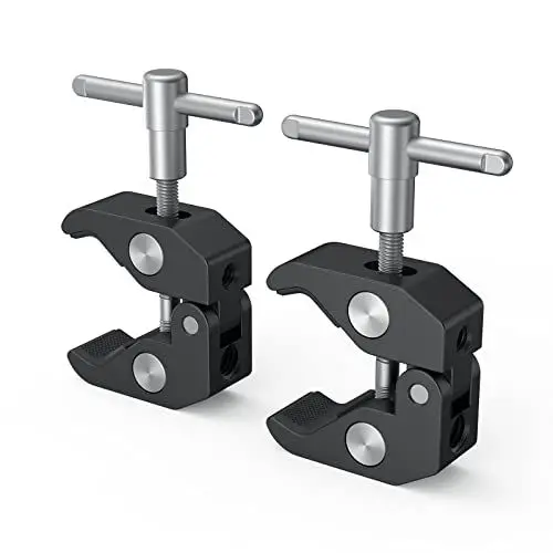 Produktbild: SMALLRIG Super Clamp (2 STÜCKE) Super Stativ Klemme Magic Arm Clamp mit Thread für DJI Ronin, Kameramonitor, LED Light-2058