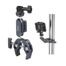 Produktbild: SMALLRIG Super Clamp Ballhead Magic Arm Camera Clamp mit Schnellwechseladapter für Gopro, krabbenförmige Monitorklemme mit 1/4