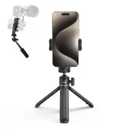 Produktbild: SMALLRIG VK-20 Vlogging Kit für iPhone für Kamera, Universal Video kit Handy Stativ für Samsung für YouTube und TikTok Starter, fürVideoaufzeichnungsausrüstung, mit Telefonstativ – 4364