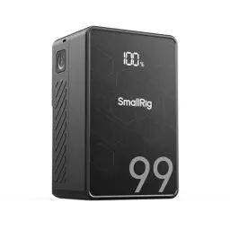 Produktbild: SMALLRIG V Mount Battery VB99 SE, 99Wh / 6800mAh Mini V-Mount-Akku mit PD 65W USB-C-Schnellladung, mit D-TAP, USB-A, Dual-DC-Anschluss, OLED-Bildschirm, für Kamera, Camcorder, Videoleuchte - 4823