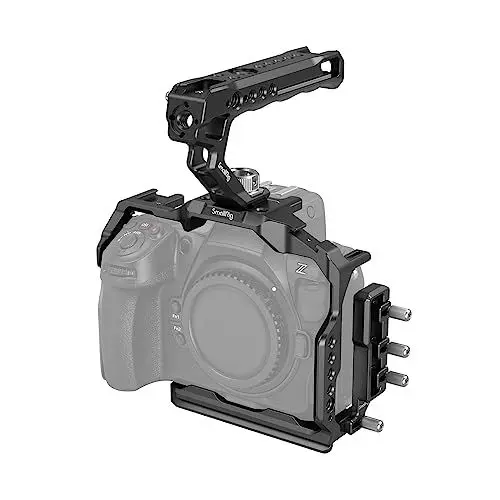 Produktbild: SMALLRIG Z8 Cage Kit für Nikon Z 8, mit Griff Oben und HDMI-Kabelklemme, Video Vlog Vollkäfig Set aus Aluminiumlegierung für Aufnahmen aus niedrigen Winkeln, für Landschaftsfotografie - 3941
