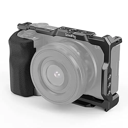 Produktbild: SMALLRIG ZV-E10 Käfig mit Griff und integrierter Schnellwechselplatte für AR-ca Swiss, Cage mit Grip für Sony ZV-E10-3538