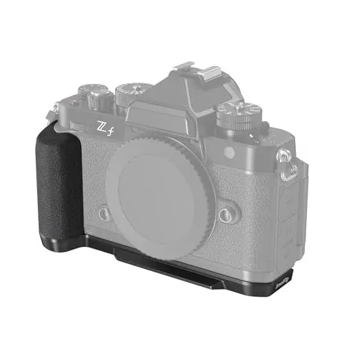 Produktbild: SMALLRIG Z f Handgriff L-förmiger Griff für Nikon mit ergonomischem Silikongriff, integrierter Schnellwechselplatte für Arca zum schnellen Wechseln auf Stative/Handaufnahmen – 4262