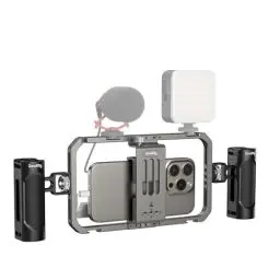 Produktbild: SmallRig Universal Smartphone Video Rig All-in-One Handy Video Kit für Video Creators, Aluminium Handheld Cage Kit für iPhone 16/15 / 14/13 Pro Max für Huawei und andere – 4121