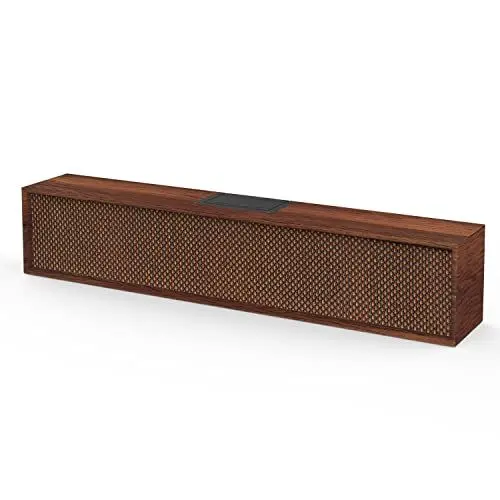 Produktbild: Smalody Bluetooth-Lautsprecher, PC-Lautsprecher Klassische kabellose Holzlautsprecher Stereo-Bass-Soundbox für Computer-Gaming-Laptop-Smartphone