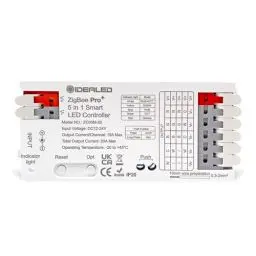 Produktbild: Smart 5 in 1 ZigBee 3.0 LED Streifen Controller Pro für RGBCCT RGBW RGB CCT und 5 White Cob LED Strips,Kompatibel mit ZigBee Hub Bridge,TUYA und Echo Plus,APP/Alexa Sprachsteuerung Farbwechsel Dimmen