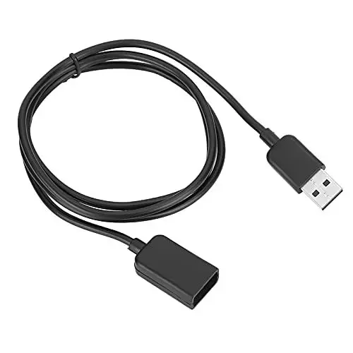Produktbild: Smart Bracelet Ladegerät,USB-Ladekabel,5I-Gummi-TPE,Weicher Draht,Schwarz,Leicht,Smart-Armband,Uhrenladegerät Für 4