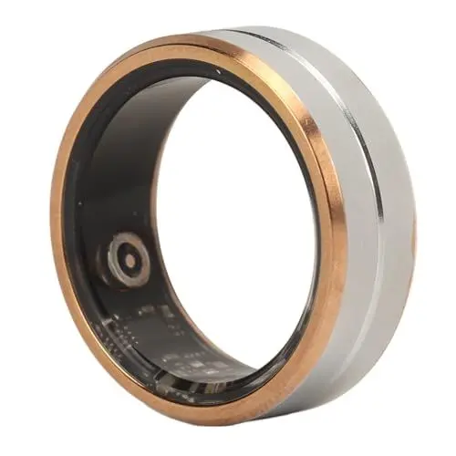 Produktbild: Smart Health Ring, APP Schlaf überwachung Fitness Tracker mit Gesundheits überwachung, Fernbedienung Kamera, Schritt Zählen, IP68 Wasserdichter (Innendurchmesser 21,5 mm)