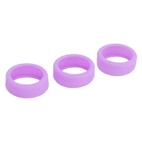Produktbild: Smart Ring-Schutzhülle, 3 Stück. Einfache Wartung. Hautfreundlicher Silikon-Ringschutz für das Training (M)