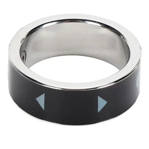 Produktbild: Smart Ring, Drahtlose Bluetooth-Fernbedienung mit Fingerspitze, Fernbedienungs-APP, Kindle-Seitenwender, Scrolling-Ringe, Wiederaufladbare Kamera-Fernbedienung für (Größe 17, 56